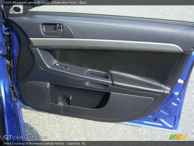 Octane Blue Pearl / Black 2009 Mitsubishi Lancer ES Sport