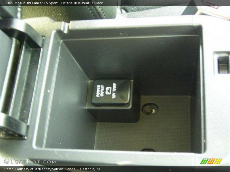Octane Blue Pearl / Black 2009 Mitsubishi Lancer ES Sport