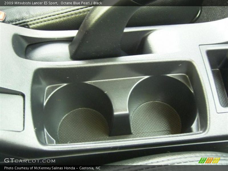 Octane Blue Pearl / Black 2009 Mitsubishi Lancer ES Sport