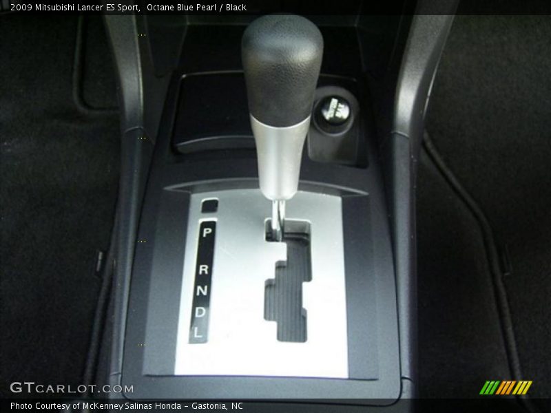 Octane Blue Pearl / Black 2009 Mitsubishi Lancer ES Sport