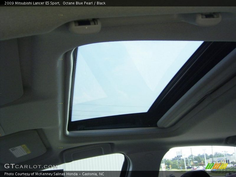 Octane Blue Pearl / Black 2009 Mitsubishi Lancer ES Sport