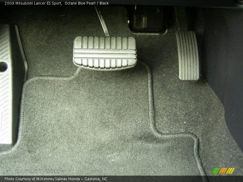 Octane Blue Pearl / Black 2009 Mitsubishi Lancer ES Sport