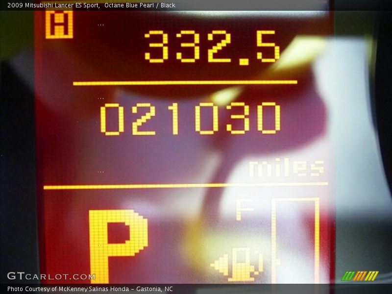 Octane Blue Pearl / Black 2009 Mitsubishi Lancer ES Sport