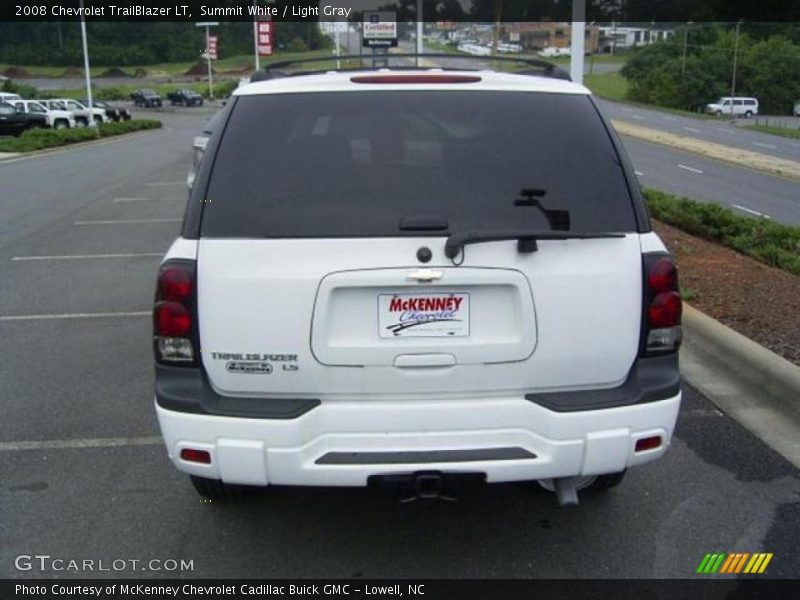 Summit White / Light Gray 2008 Chevrolet TrailBlazer LT