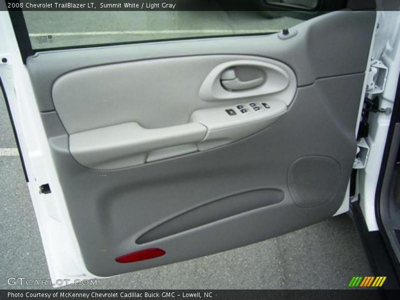 Summit White / Light Gray 2008 Chevrolet TrailBlazer LT
