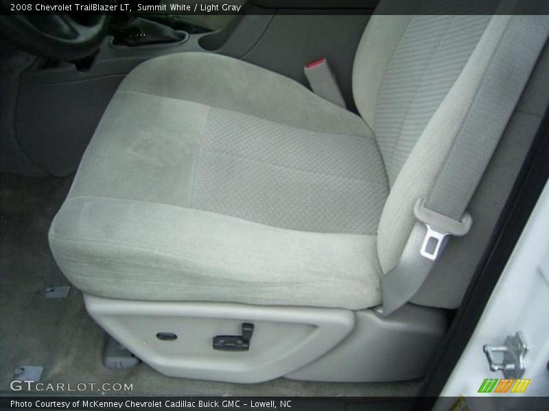 Summit White / Light Gray 2008 Chevrolet TrailBlazer LT