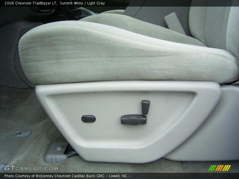 Summit White / Light Gray 2008 Chevrolet TrailBlazer LT