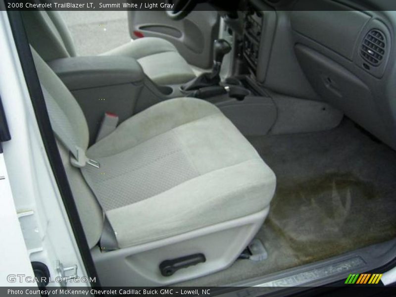 Summit White / Light Gray 2008 Chevrolet TrailBlazer LT