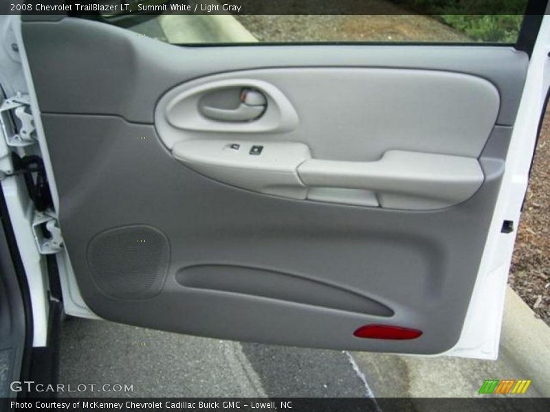 Summit White / Light Gray 2008 Chevrolet TrailBlazer LT