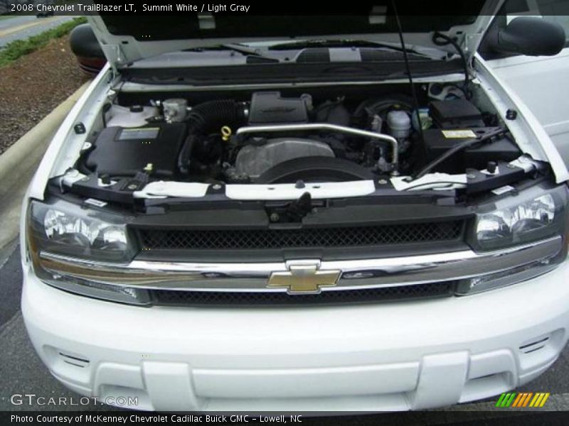 Summit White / Light Gray 2008 Chevrolet TrailBlazer LT