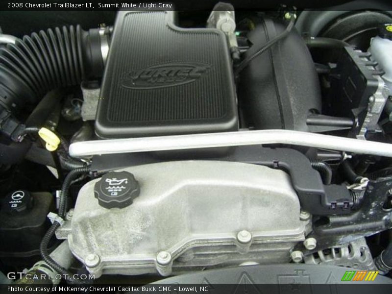 Summit White / Light Gray 2008 Chevrolet TrailBlazer LT