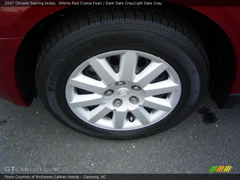 Inferno Red Crystal Pearl / Dark Slate Gray/Light Slate Gray 2007 Chrysler Sebring Sedan
