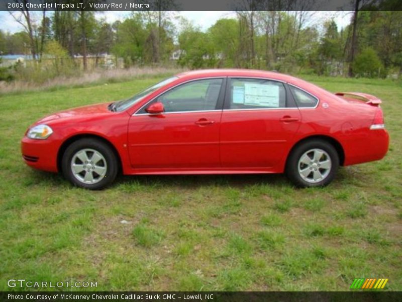 Victory Red / Neutral 2009 Chevrolet Impala LT