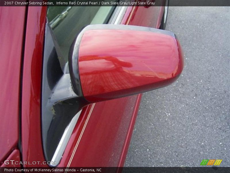 Inferno Red Crystal Pearl / Dark Slate Gray/Light Slate Gray 2007 Chrysler Sebring Sedan