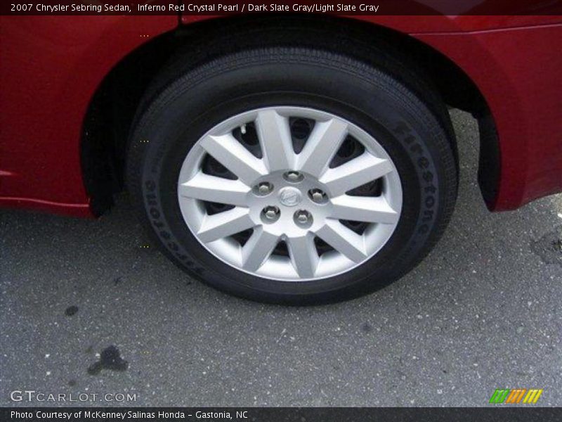 Inferno Red Crystal Pearl / Dark Slate Gray/Light Slate Gray 2007 Chrysler Sebring Sedan