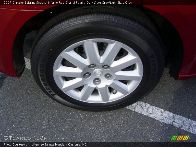 Inferno Red Crystal Pearl / Dark Slate Gray/Light Slate Gray 2007 Chrysler Sebring Sedan