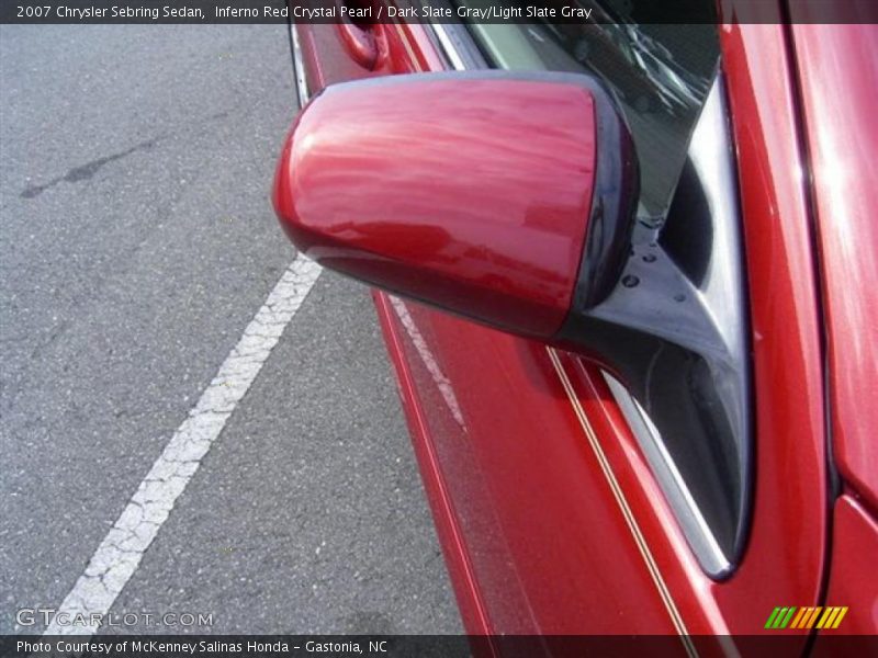 Inferno Red Crystal Pearl / Dark Slate Gray/Light Slate Gray 2007 Chrysler Sebring Sedan