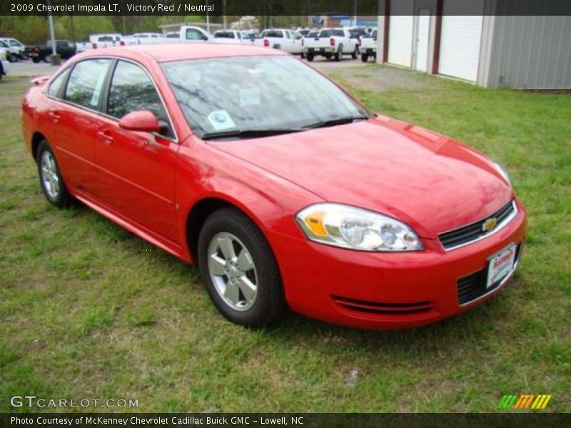 Victory Red / Neutral 2009 Chevrolet Impala LT