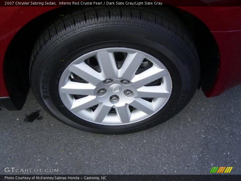 Inferno Red Crystal Pearl / Dark Slate Gray/Light Slate Gray 2007 Chrysler Sebring Sedan