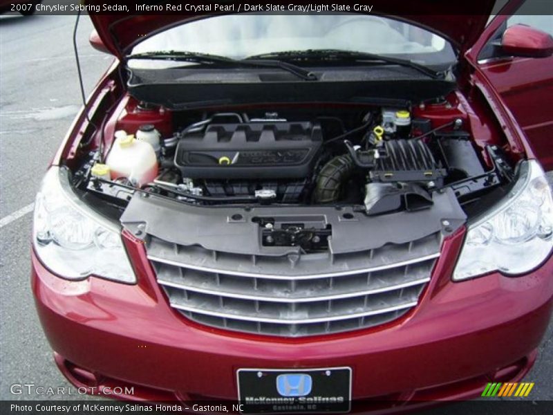 Inferno Red Crystal Pearl / Dark Slate Gray/Light Slate Gray 2007 Chrysler Sebring Sedan