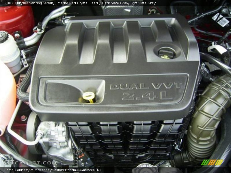 Inferno Red Crystal Pearl / Dark Slate Gray/Light Slate Gray 2007 Chrysler Sebring Sedan