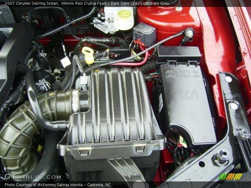 Inferno Red Crystal Pearl / Dark Slate Gray/Light Slate Gray 2007 Chrysler Sebring Sedan