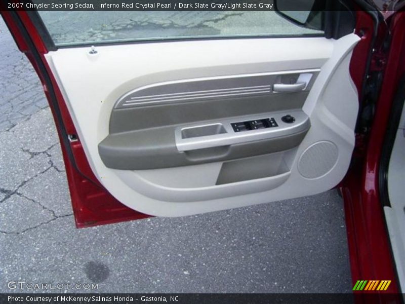Inferno Red Crystal Pearl / Dark Slate Gray/Light Slate Gray 2007 Chrysler Sebring Sedan