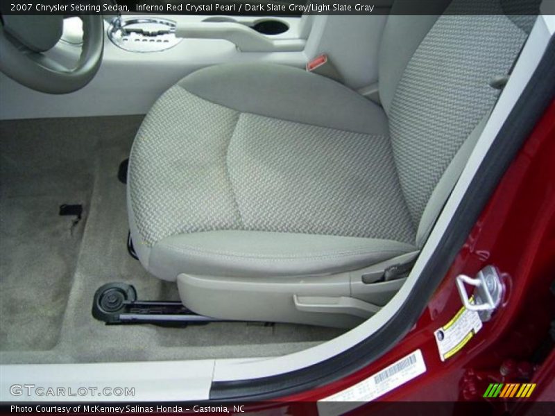 Inferno Red Crystal Pearl / Dark Slate Gray/Light Slate Gray 2007 Chrysler Sebring Sedan