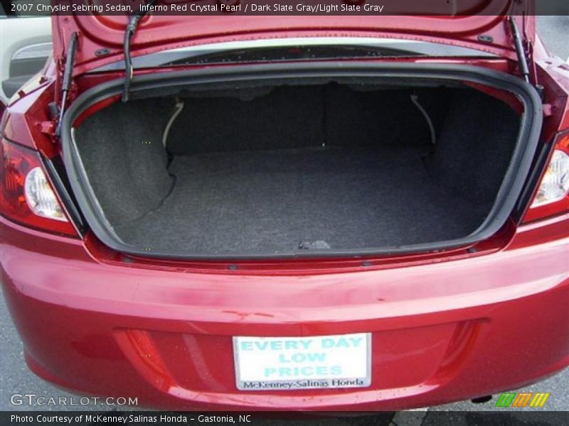 Inferno Red Crystal Pearl / Dark Slate Gray/Light Slate Gray 2007 Chrysler Sebring Sedan