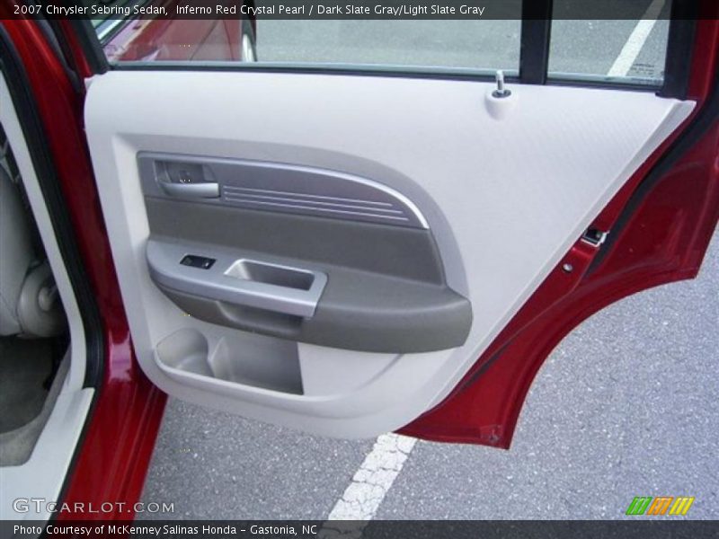 Inferno Red Crystal Pearl / Dark Slate Gray/Light Slate Gray 2007 Chrysler Sebring Sedan