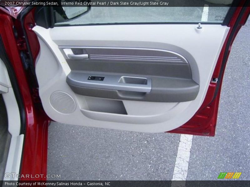 Inferno Red Crystal Pearl / Dark Slate Gray/Light Slate Gray 2007 Chrysler Sebring Sedan