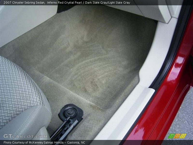 Inferno Red Crystal Pearl / Dark Slate Gray/Light Slate Gray 2007 Chrysler Sebring Sedan