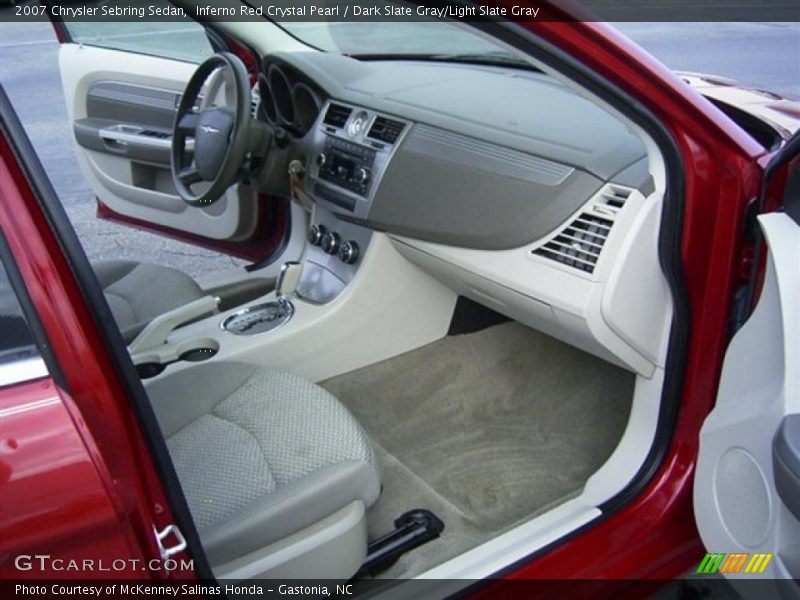 Inferno Red Crystal Pearl / Dark Slate Gray/Light Slate Gray 2007 Chrysler Sebring Sedan