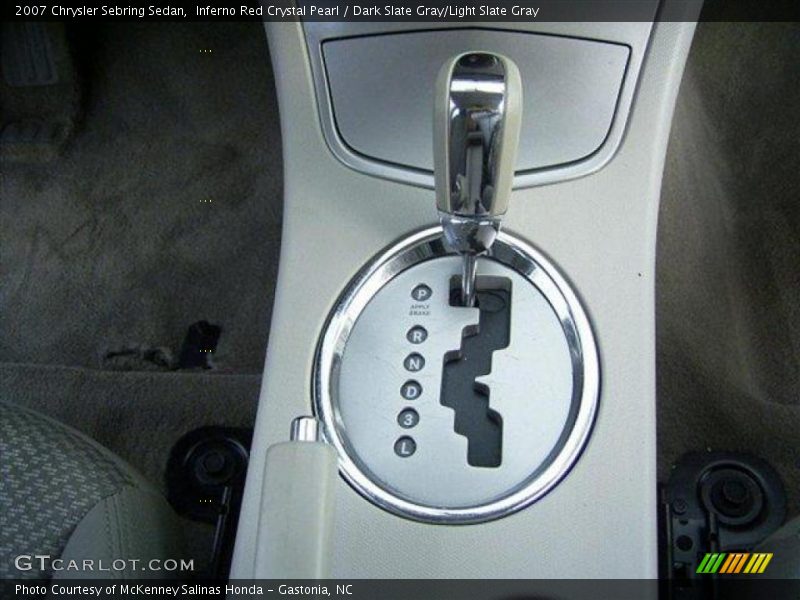 Inferno Red Crystal Pearl / Dark Slate Gray/Light Slate Gray 2007 Chrysler Sebring Sedan