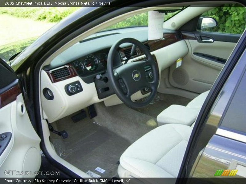 Mocha Bronze Metallic / Neutral 2009 Chevrolet Impala LT