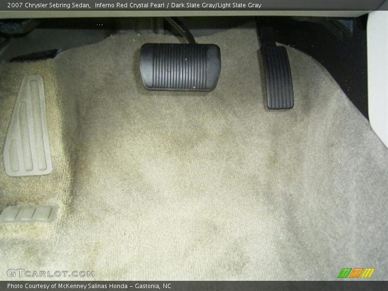 Inferno Red Crystal Pearl / Dark Slate Gray/Light Slate Gray 2007 Chrysler Sebring Sedan