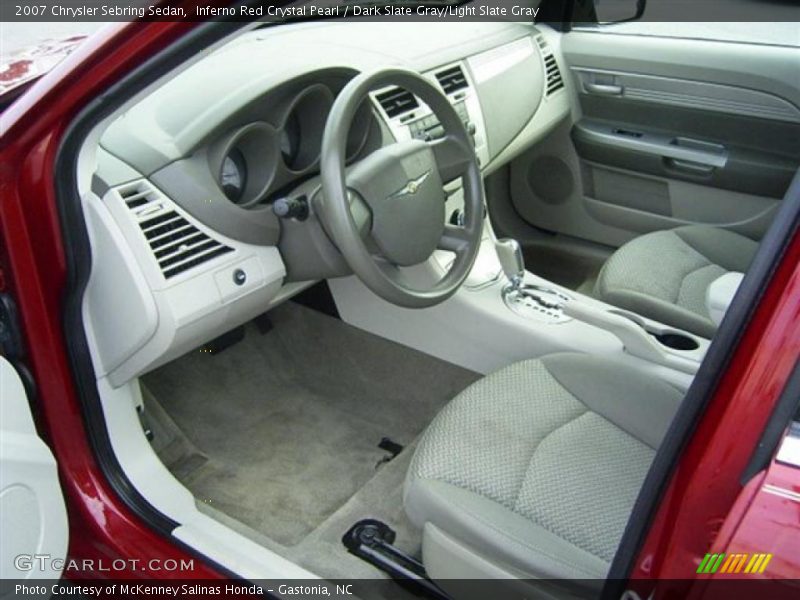 Inferno Red Crystal Pearl / Dark Slate Gray/Light Slate Gray 2007 Chrysler Sebring Sedan