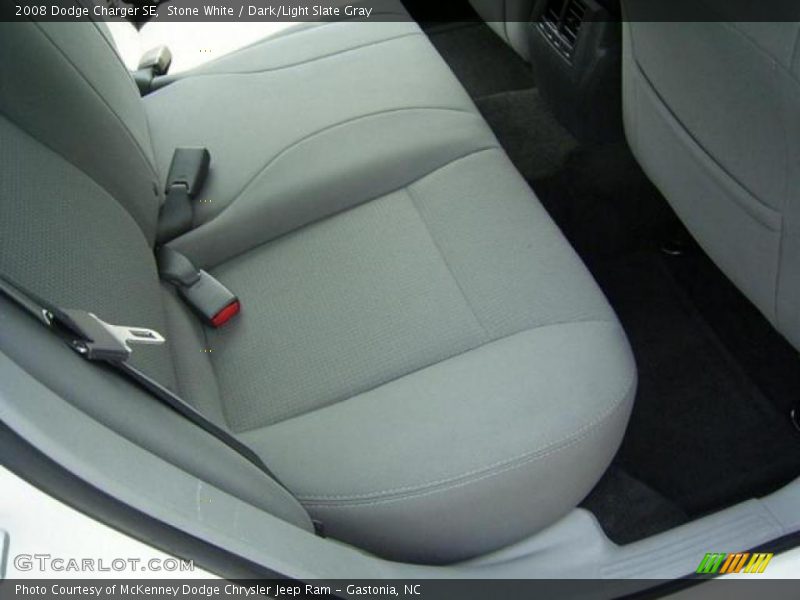 Stone White / Dark/Light Slate Gray 2008 Dodge Charger SE
