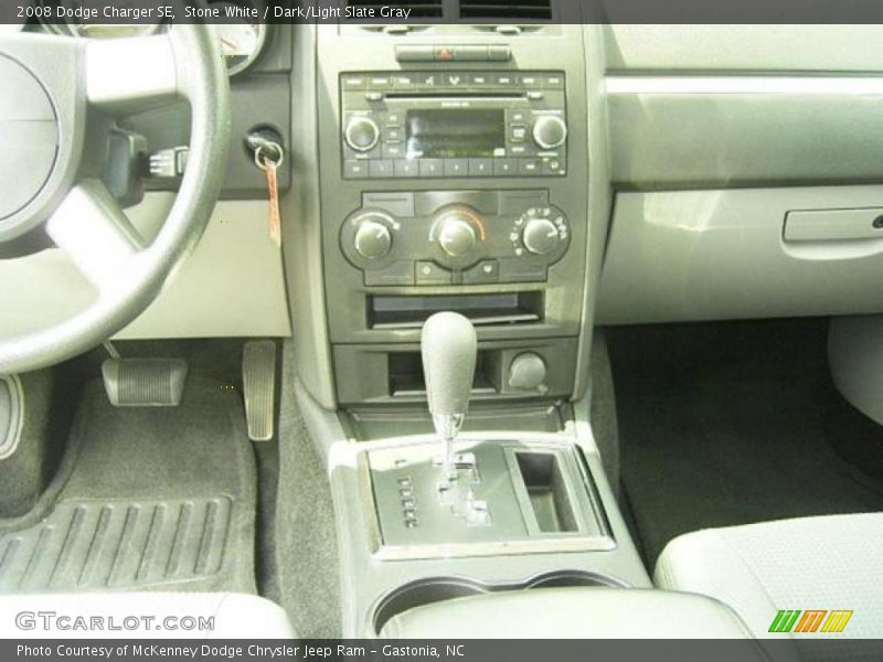 Stone White / Dark/Light Slate Gray 2008 Dodge Charger SE