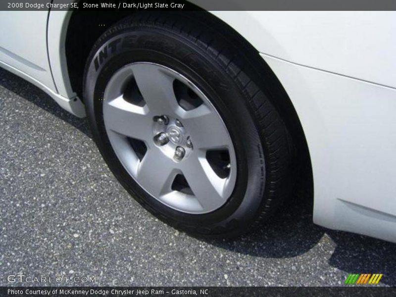 Stone White / Dark/Light Slate Gray 2008 Dodge Charger SE