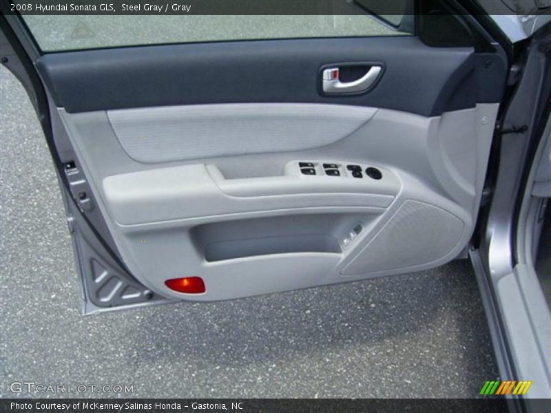 Steel Gray / Gray 2008 Hyundai Sonata GLS