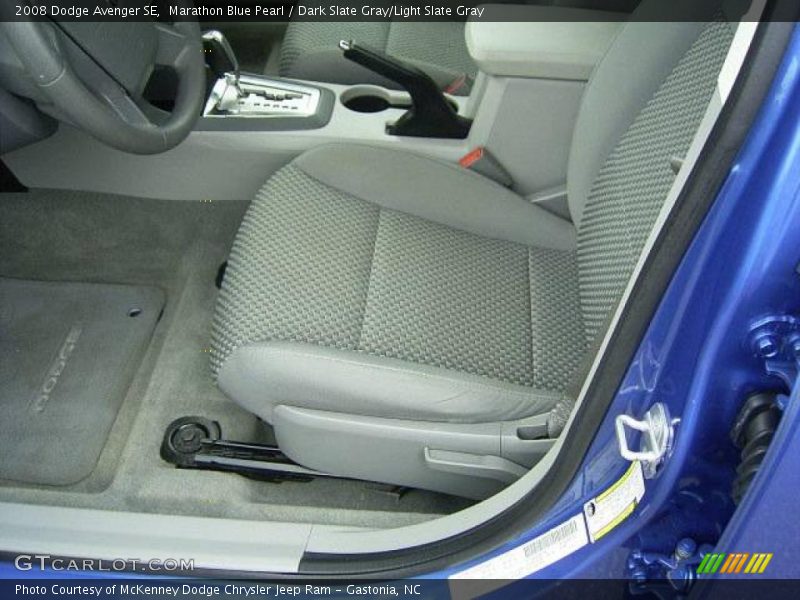 Marathon Blue Pearl / Dark Slate Gray/Light Slate Gray 2008 Dodge Avenger SE