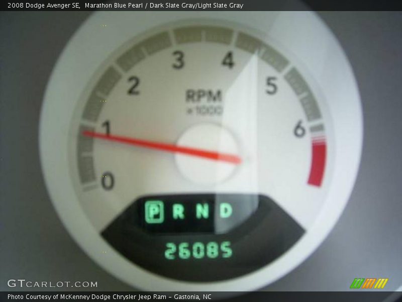 Marathon Blue Pearl / Dark Slate Gray/Light Slate Gray 2008 Dodge Avenger SE