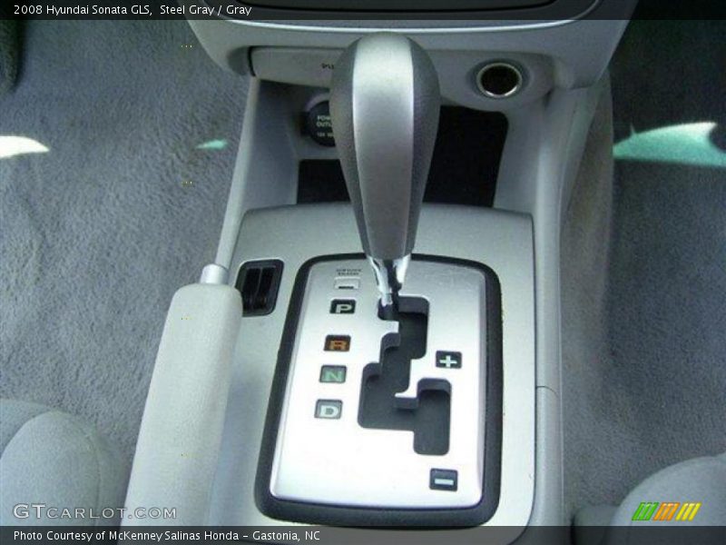 Steel Gray / Gray 2008 Hyundai Sonata GLS