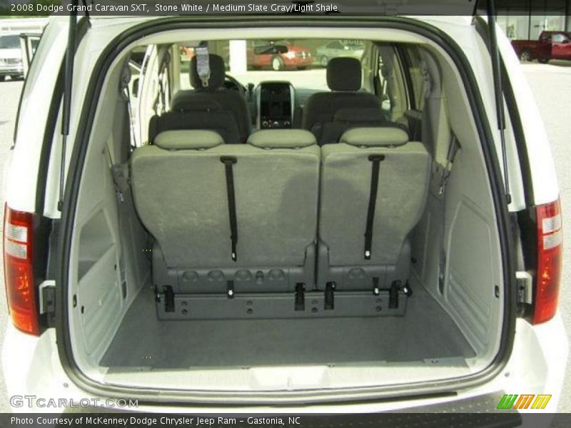 Stone White / Medium Slate Gray/Light Shale 2008 Dodge Grand Caravan SXT