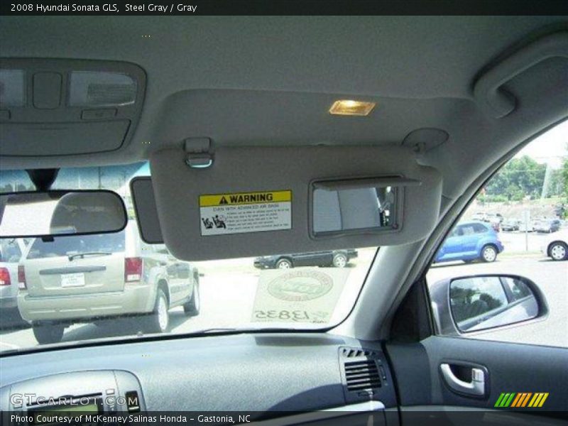 Steel Gray / Gray 2008 Hyundai Sonata GLS