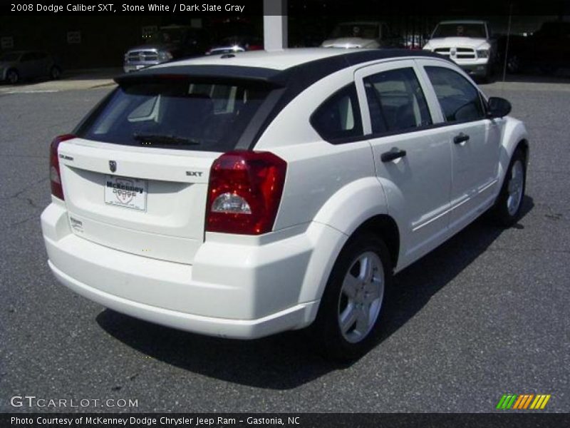 Stone White / Dark Slate Gray 2008 Dodge Caliber SXT