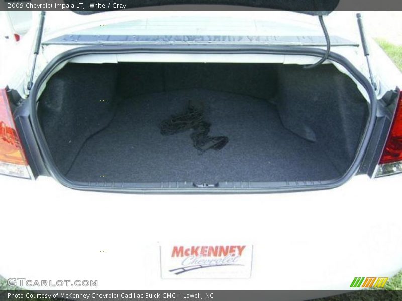 White / Gray 2009 Chevrolet Impala LT