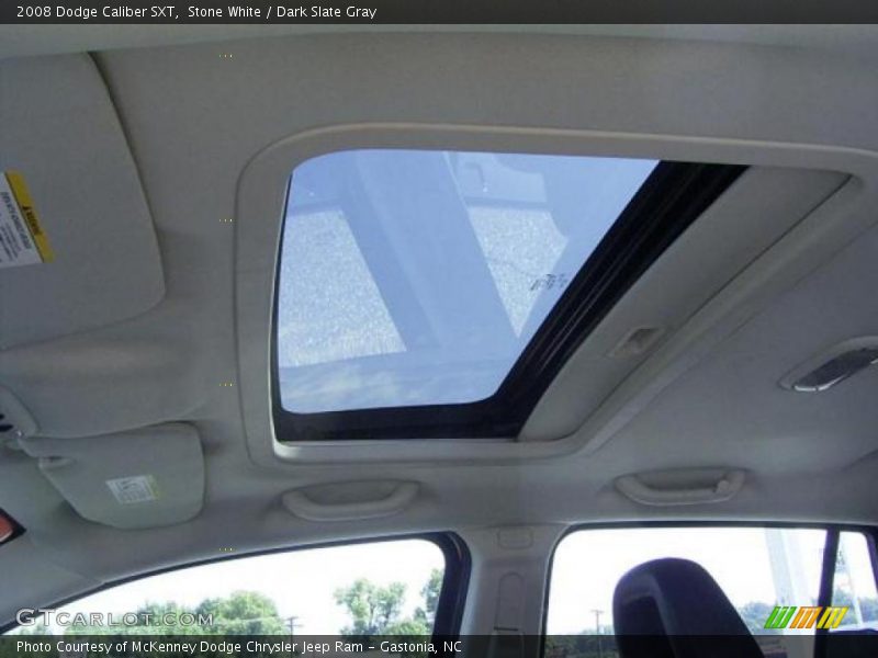 Stone White / Dark Slate Gray 2008 Dodge Caliber SXT