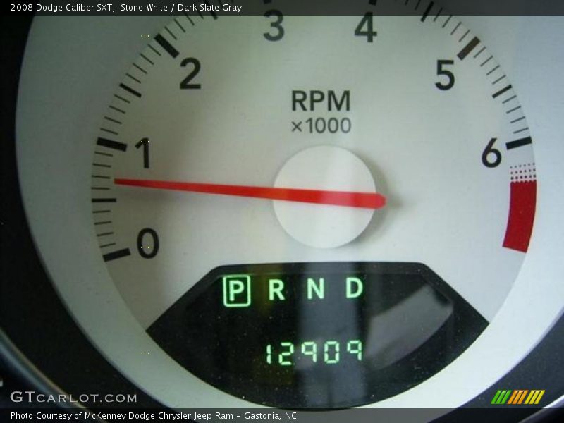 Stone White / Dark Slate Gray 2008 Dodge Caliber SXT